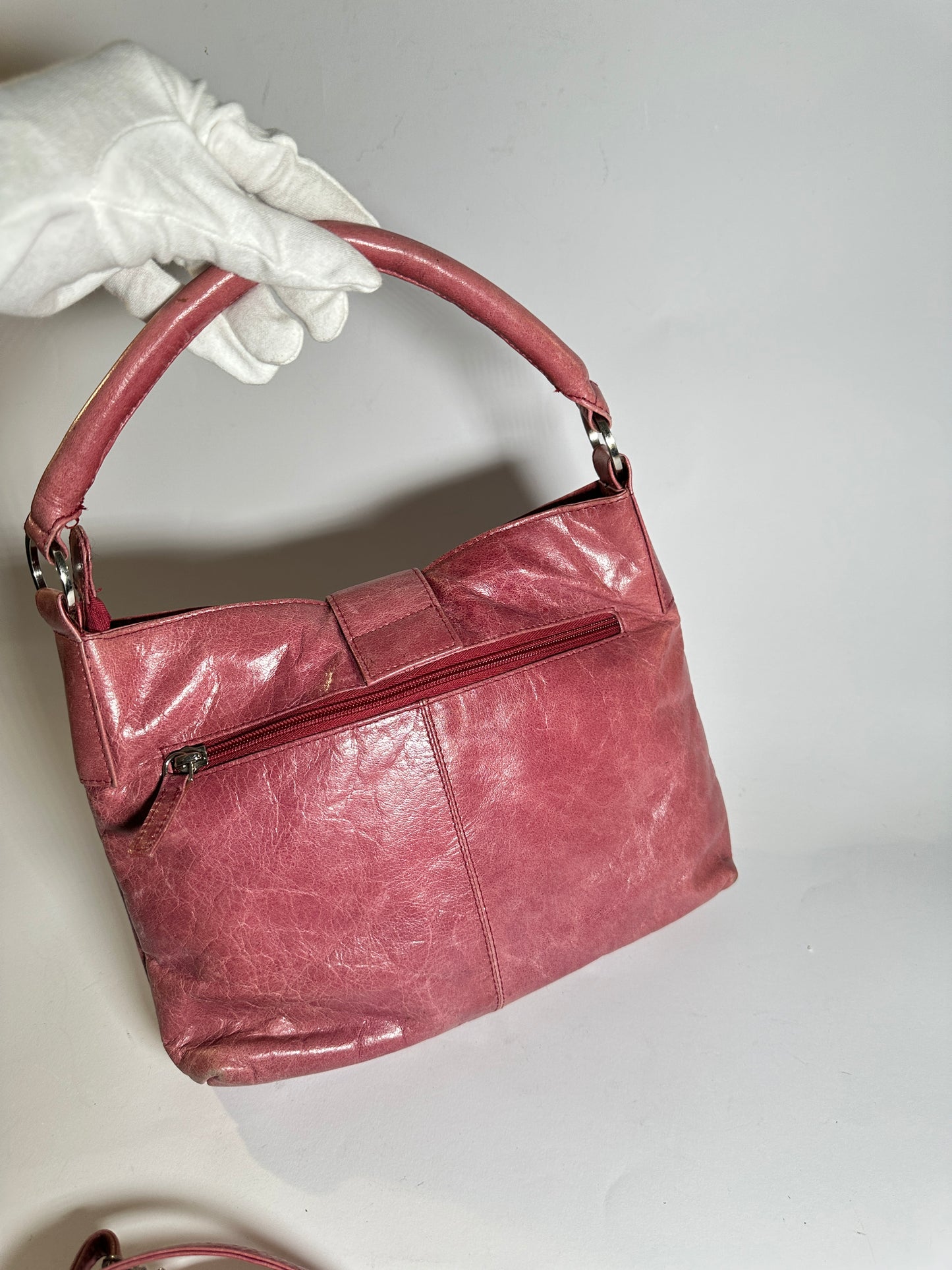 PINK LEATHER BAG