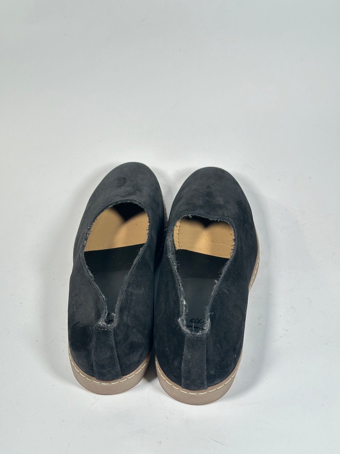 Leather suede Flats