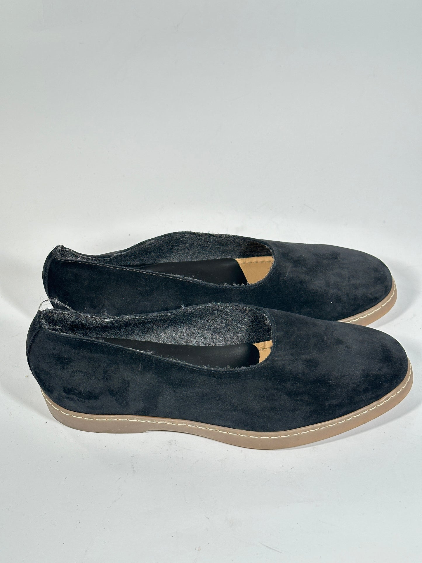 Leather suede Flats