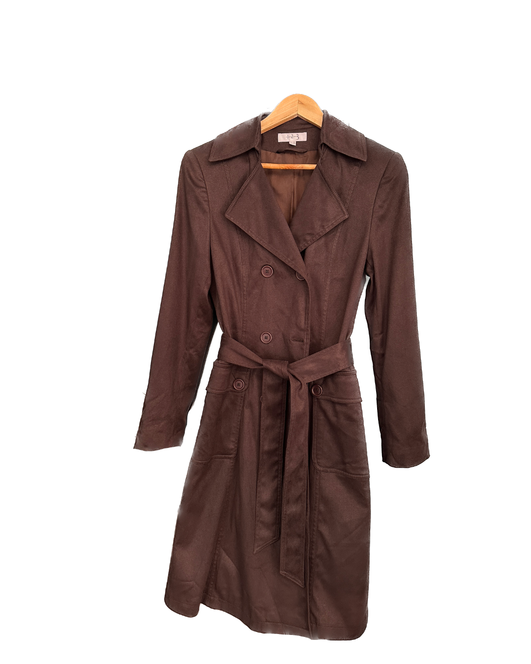 SUEDE TRENCH COAT