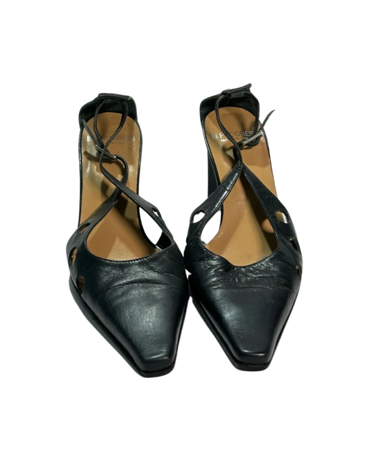 LEATHER VINTAGE HEELS