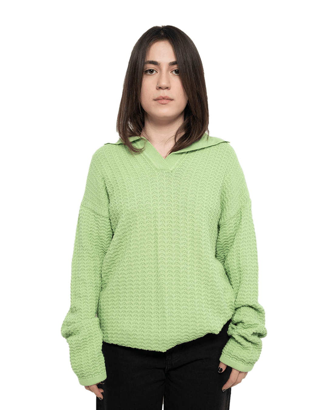 GREEN SWEATER