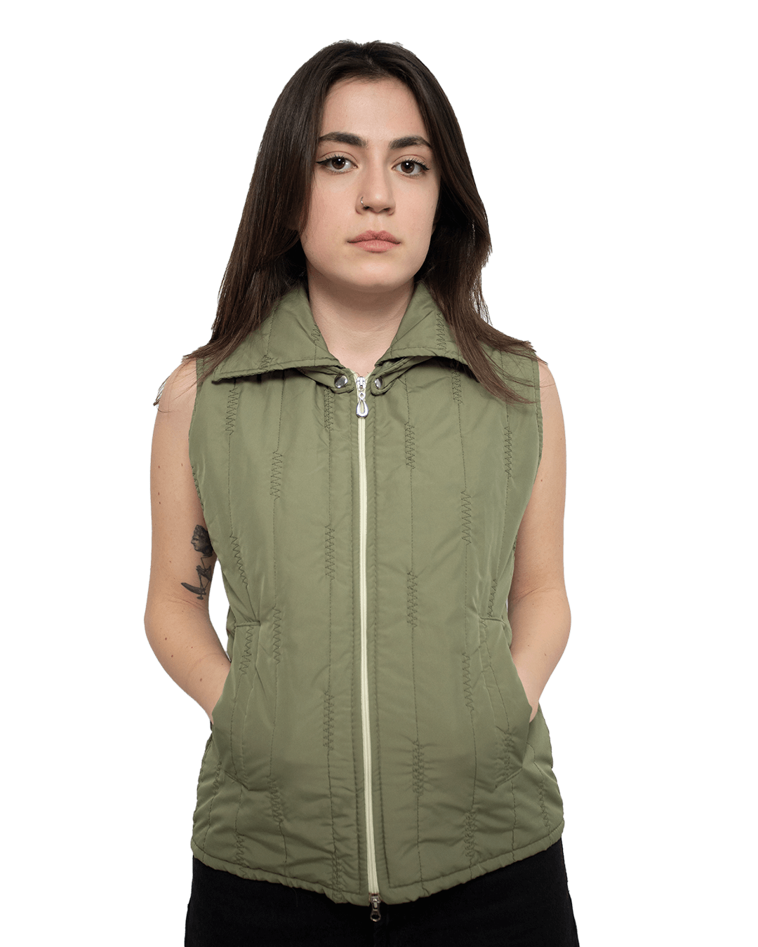 OLIVE GREEN VEST