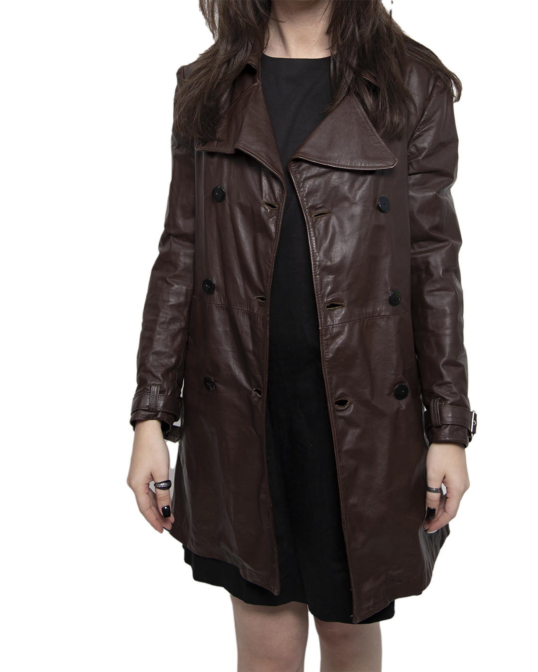 LEATHER TRENCH