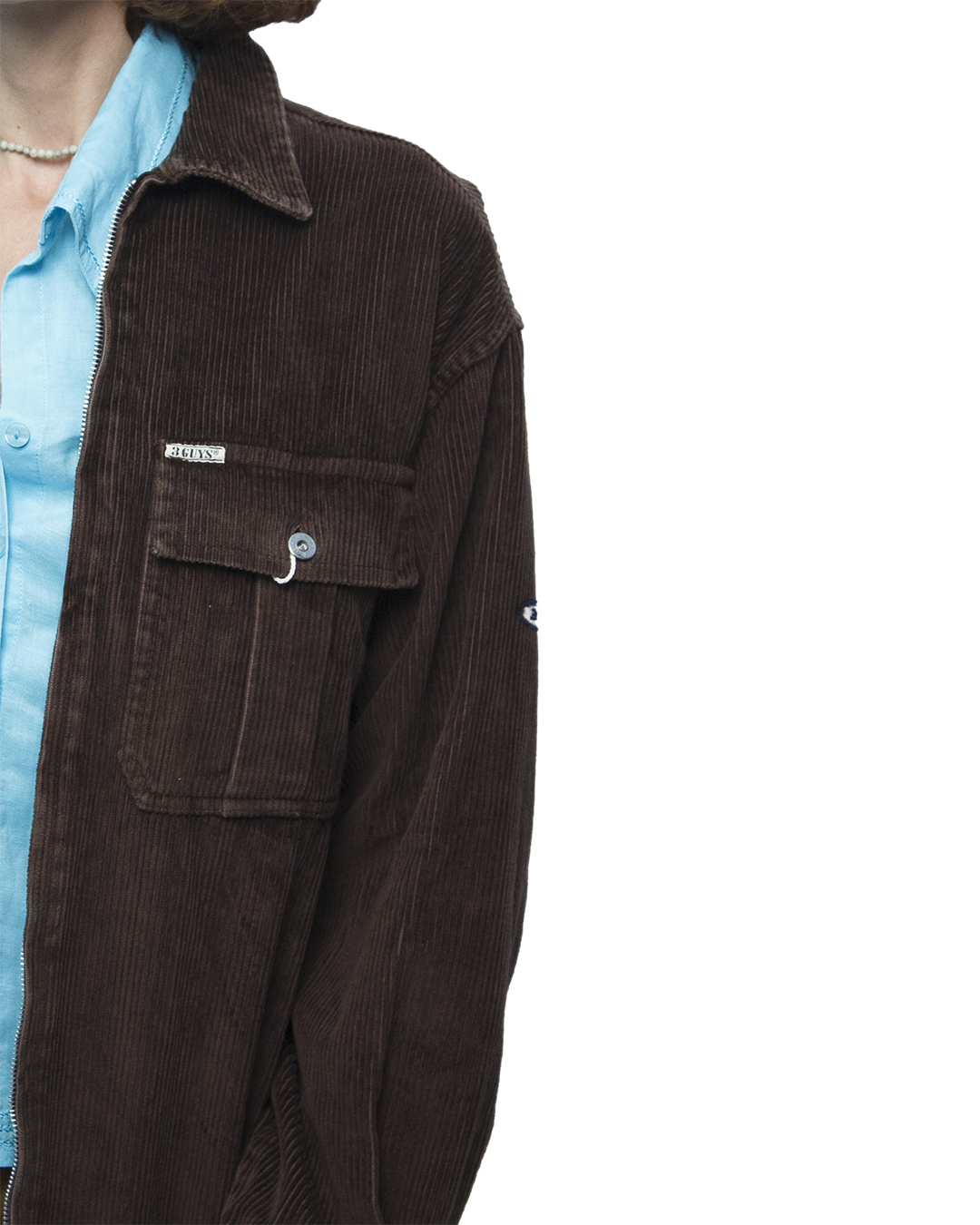 CORDUROY UNISEX ZIP SHIRT