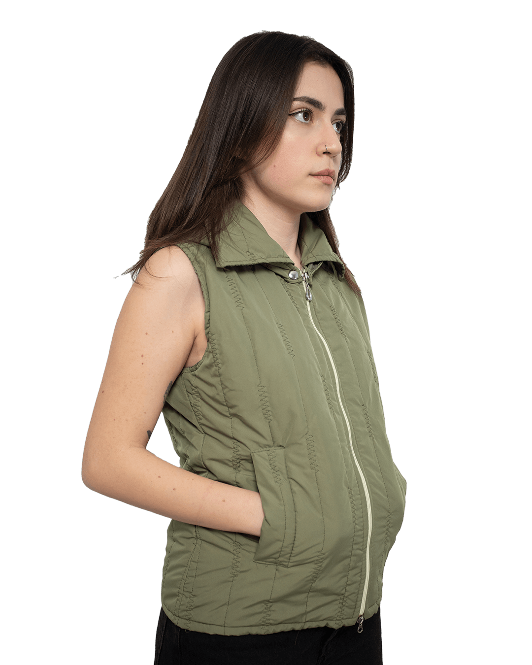 OLIVE GREEN VEST