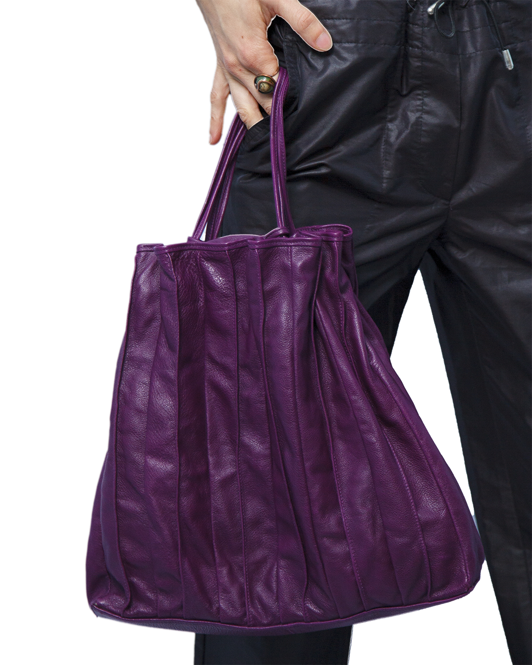 PURPLE HANDBAG