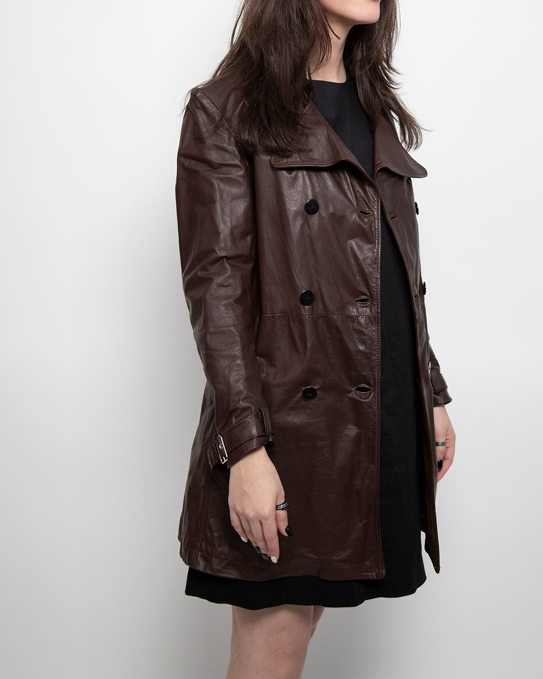 LEATHER TRENCH